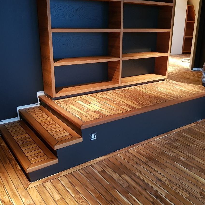 Штучный паркет Komodoor Тик отборный плантационный сорт А,В 15х90х700\800\900 Select L,D для английской елки